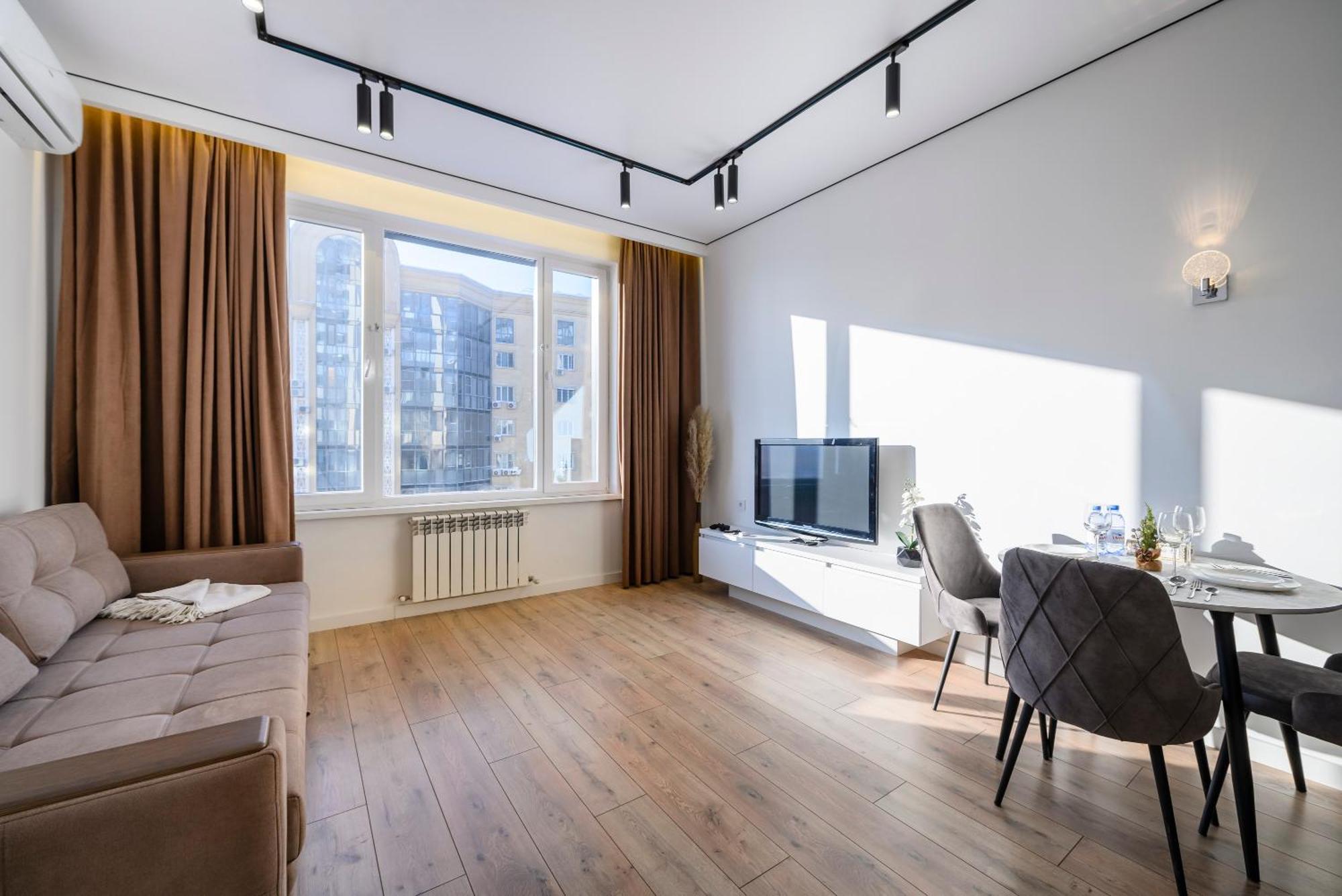 5 New Business-Class Apartments R-House Near Mega Almaty Exterior foto